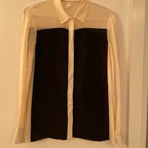 Club Monaco - Silk Colour Block Dress Shirt